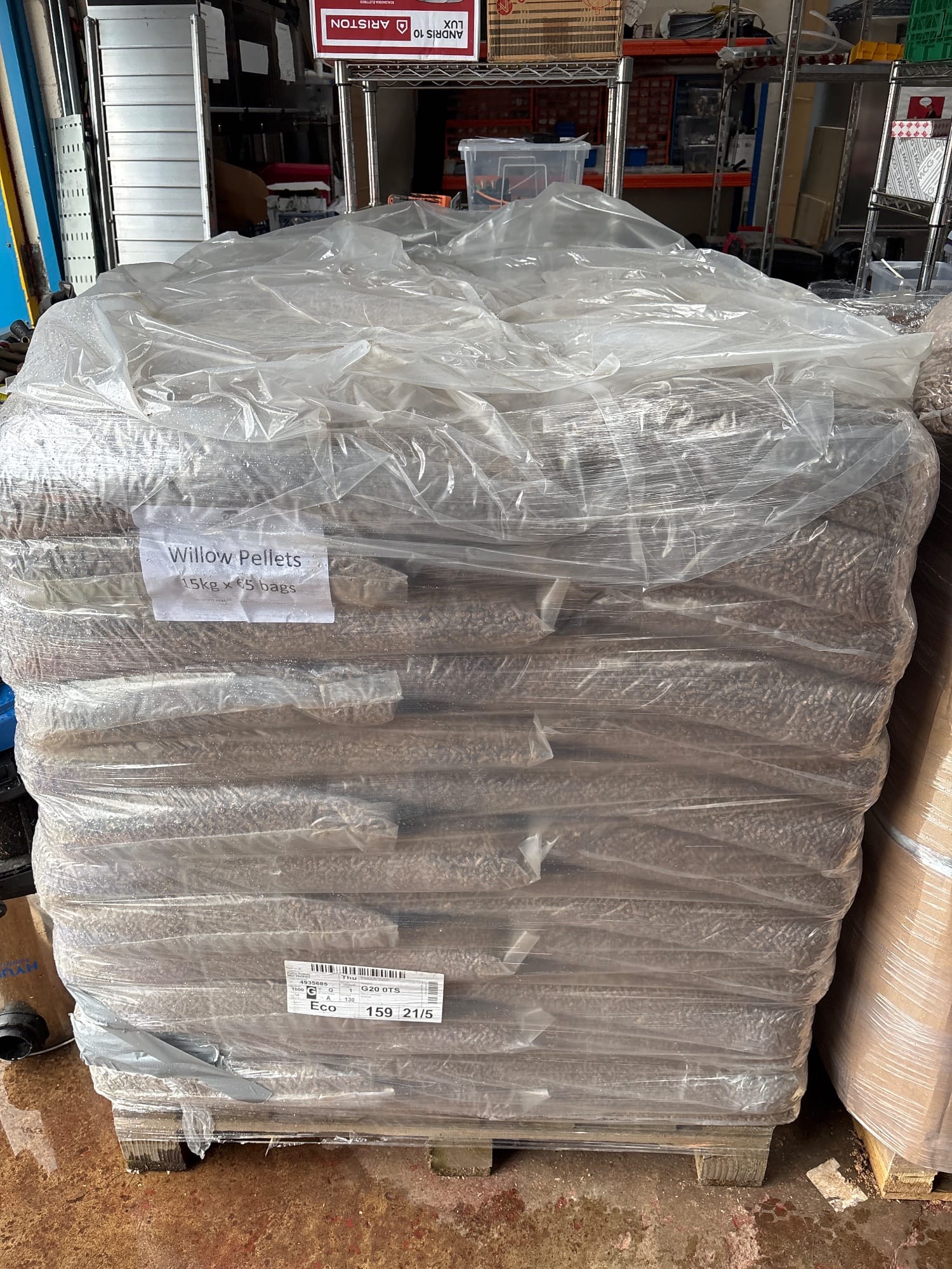 Woodchip Pellets 42 x 15kg bags