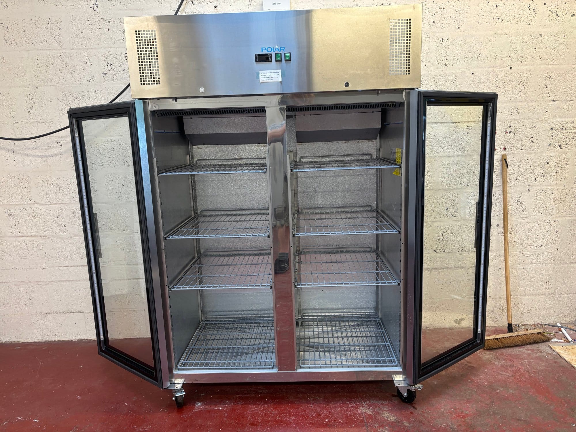 Polar Double Door Fridge - Excellent Condition