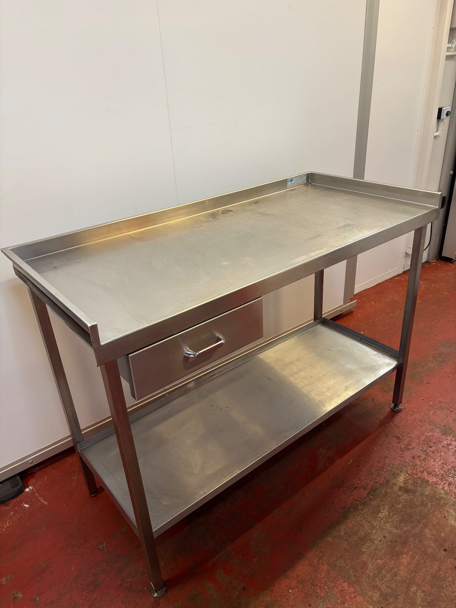 Stainless Steel Desk with drawer